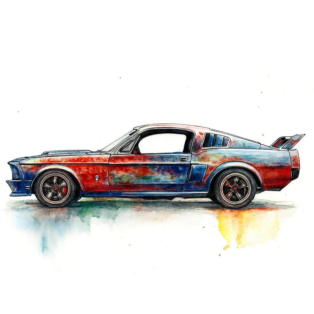 Muscle car american classic