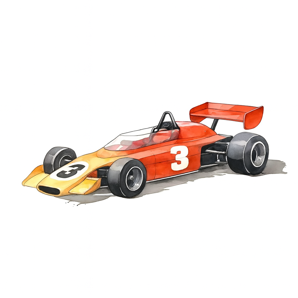 Formula classic racing car