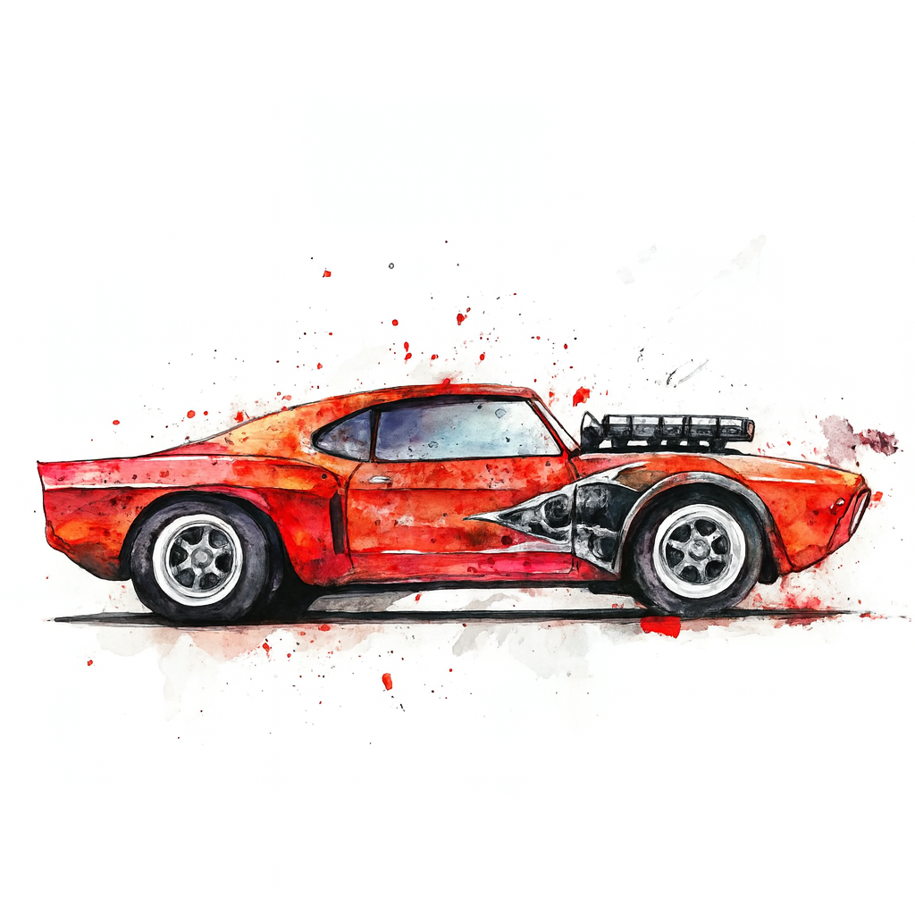 Modified American muscle car