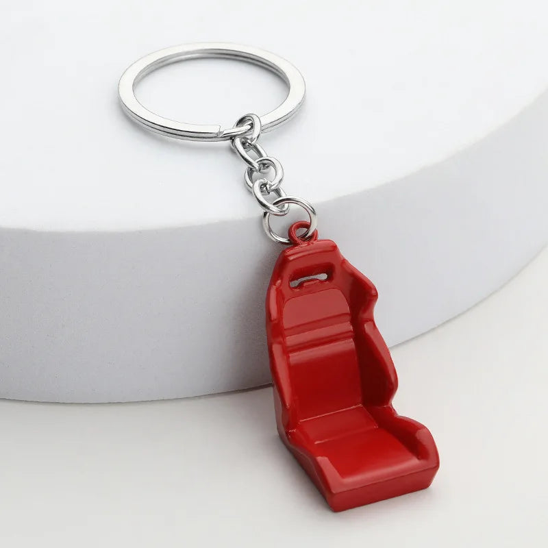 Racing Chair Seat Charms Keychains