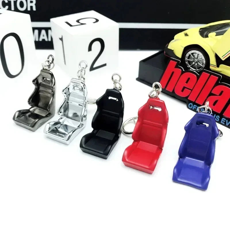 Racing Chair Seat Charms Keychains