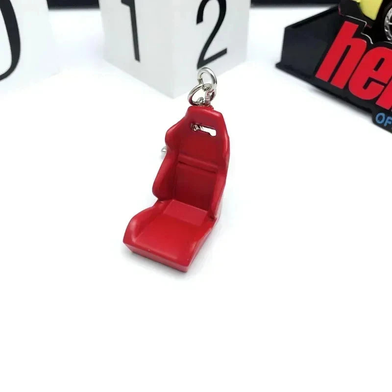 Racing Chair Seat Charms Keychains