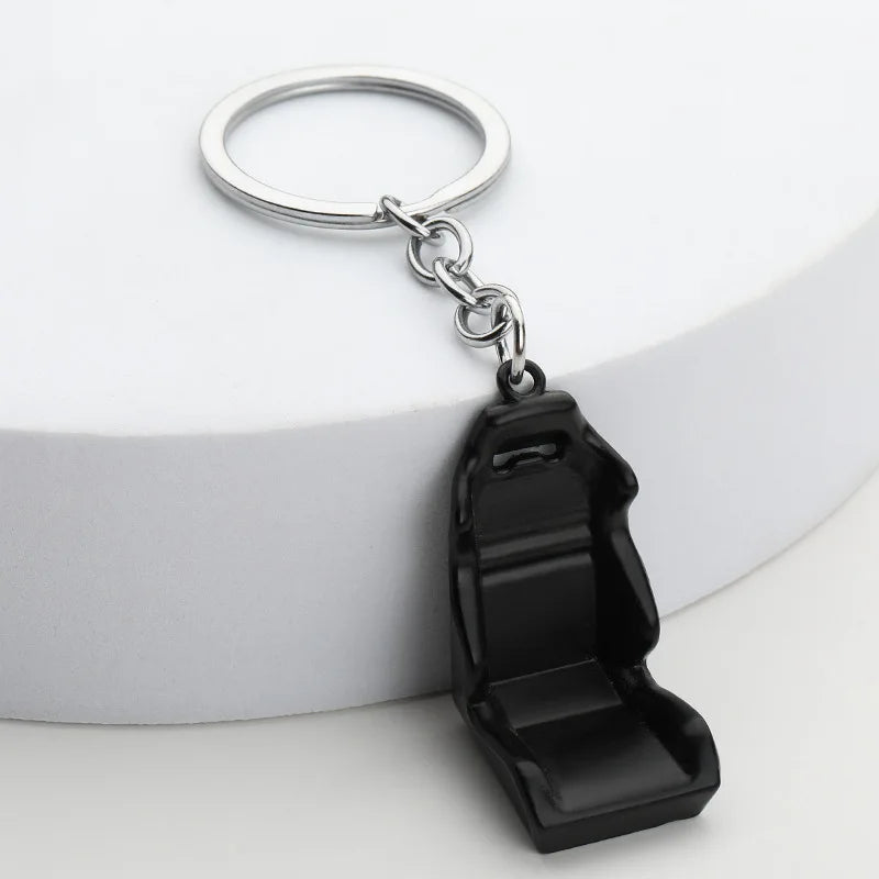 Racing Chair Seat Charms Keychains