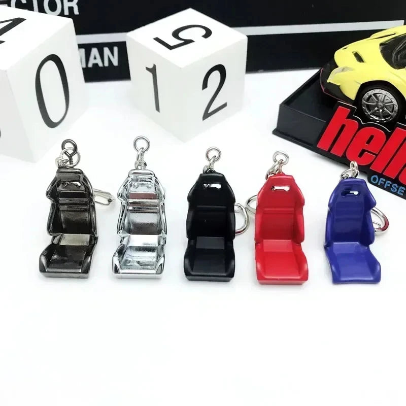 Racing Chair Seat Charms Keychains
