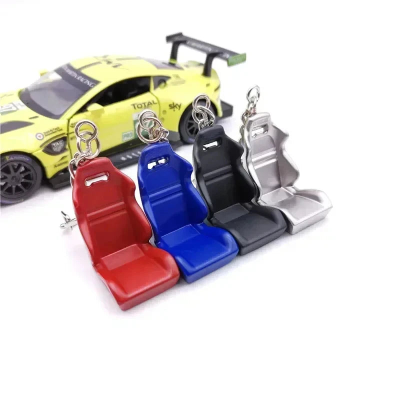Racing Chair Seat Charms Keychains