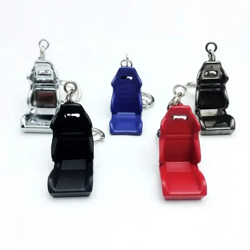 Racing Chair Seat Charms Keychains